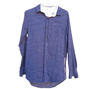 On the BYAS Shirt Men’s Long 100% Cotton Button Down Long Sleeve Size Small